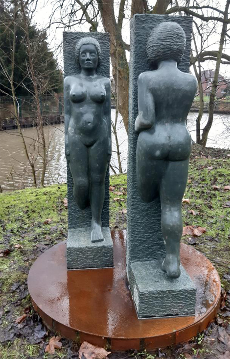 Skulptur Durchgang
des Steinbildhauers Helmut Jürgens